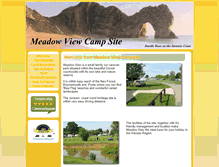 Tablet Screenshot of meadowviewcaravanpark.co.uk